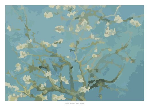 Almond Blossom, painted