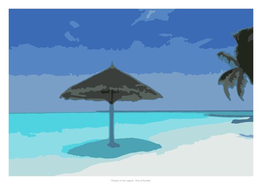 Parasol in the Lagoon, painted