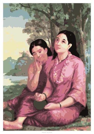 Shakuntala, painted