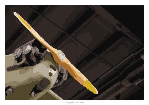 Vintage Propeller, painted