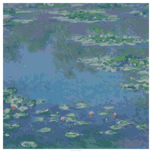 Water Lilies, painted