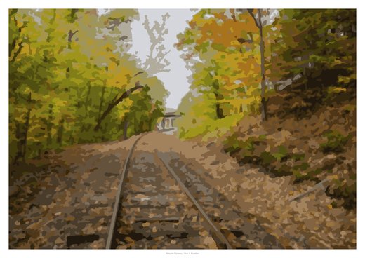 Autumn Railway, painted