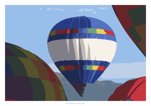 Hot-Air Balloons, painted