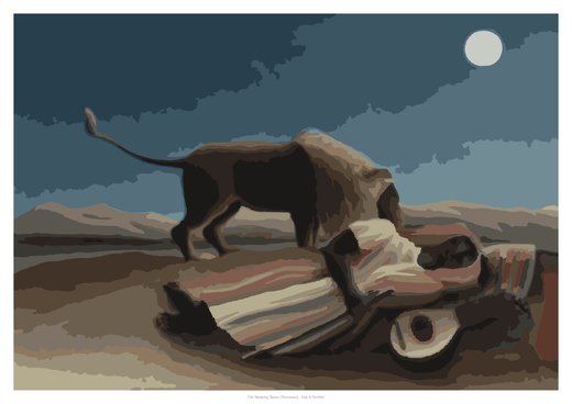 The Sleeping Gypsy (Rousseau), painted