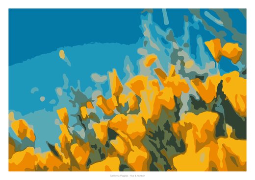 California Poppies, painted