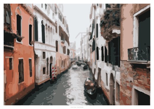 Venice Canal, painted